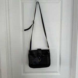 LANCO | Vintage black leather purse